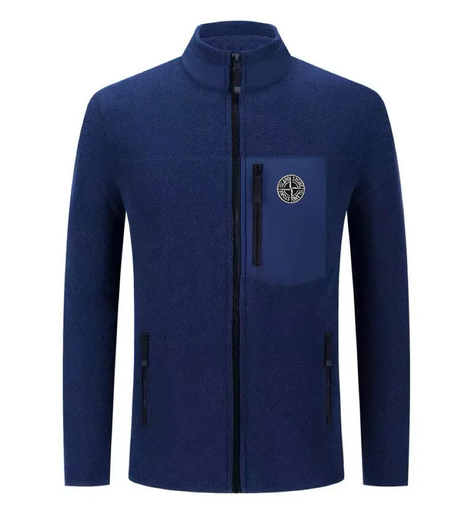 P460 Shitoudao Autumn and Winter Men's Cardigan Stand Collar Velvet Zipper Jacket Imported Thick Fabric Double-sided Jacquard The fabric imported from Germany is soft to the touch and skin-friendly, with fine jacquard brocade. It is produced by a high-quality factory. It feels incomparably good. You can feel its texture when you hold it in your hand. What you see is what you get. You can go out with any combination. It is very versatile, suitable for both business and leisure, and has a high-end sense! (All three standards) Standard size: M-3XL